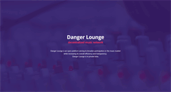 Desktop Screenshot of dangerlounge.com